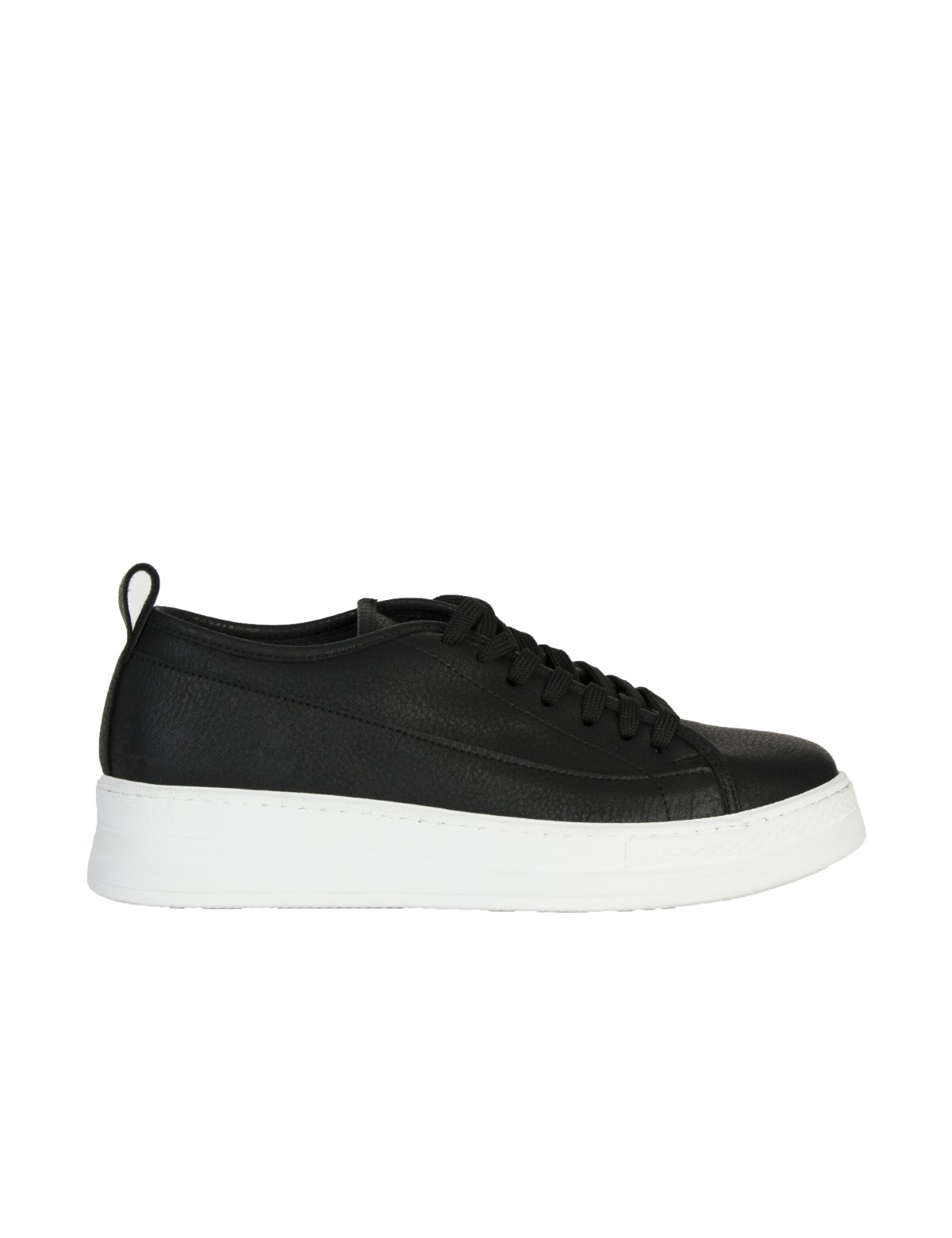 Ανδρικά ασπρόμαυρα Sneakers δερματίνη 0102020B φωτογραφία